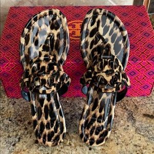 Tory Burch Leopard Miller Sandals (6.5)